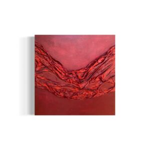 Scarlet painting, contemporary art